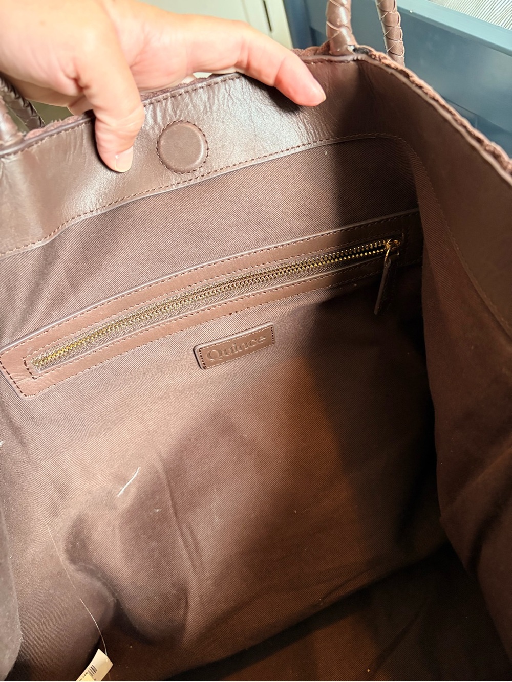 Quince Siena Handwoven Tote - Picture 8 of 13